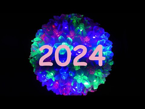 2024 * Happy New Year * Frohes + Gutes Neues Jahr 2024 * Bonne Année * Feliz año nuevo * 4K